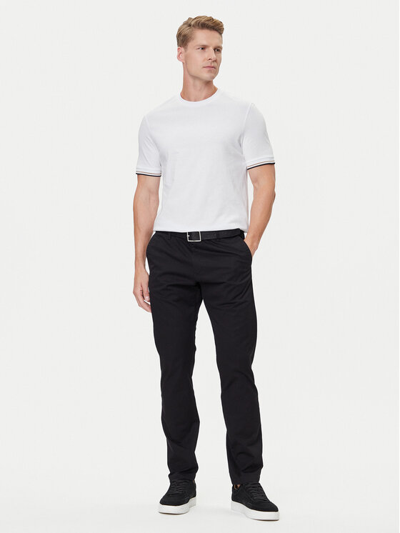 BOSS Boss Marškinėliai Thompson 04 50501097 Balta Regular Fit