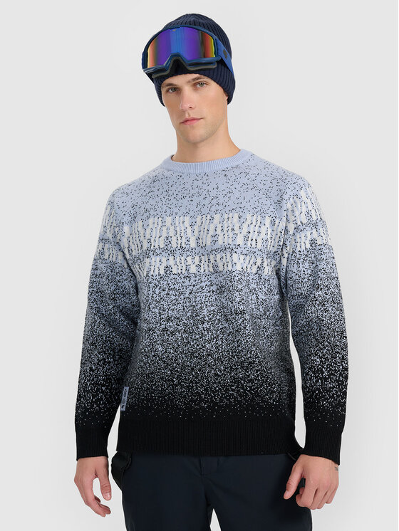 4F 4F Sweter casual Niebieski jasny Oversize