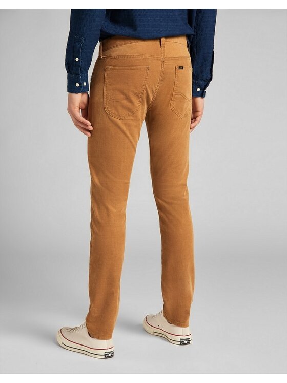 Lee Lee Pantaloni di tessuto LUKE Marrone Slim Fit