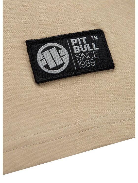 PITBULL PITBULL T-Shirt Koszulka Beżowy Regular Fit