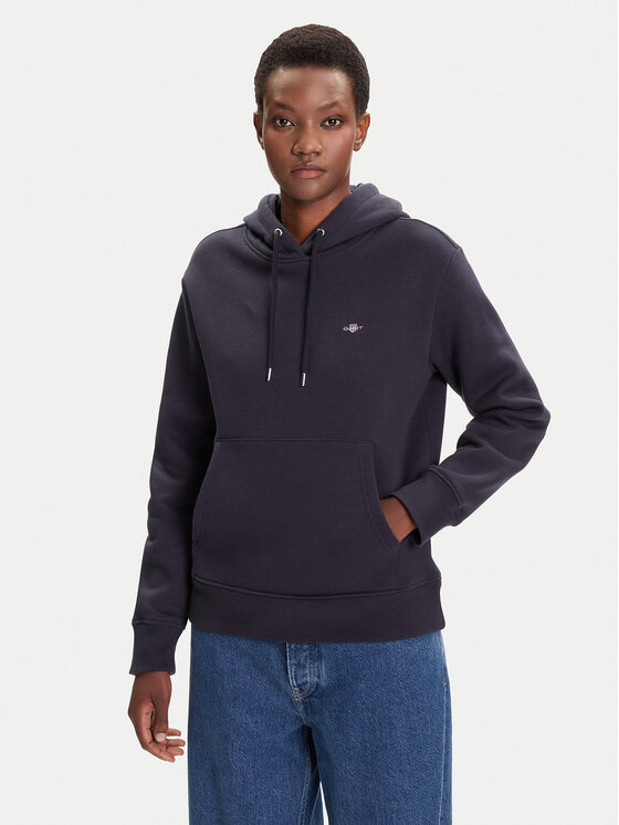 Gant Bluza Shield 4201413 Granatowy Relaxed Fit