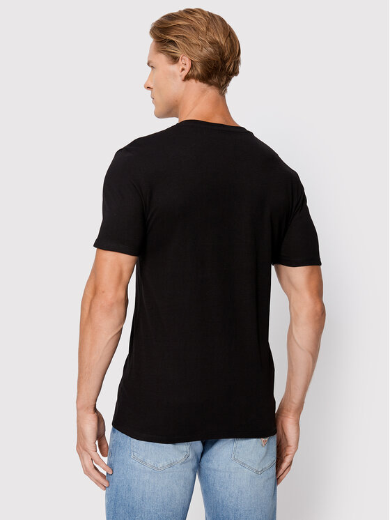 Guess Guess Футболка M2YI37 I3Z11 Чорний Slim Fit