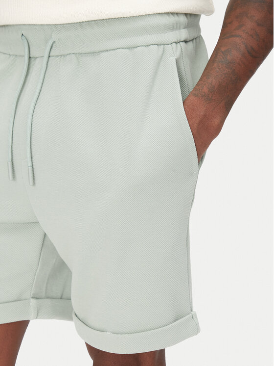 Only & Sons Only & Sons Riidest šortsid New Kodyl 22033722 Roheline Regular Fit