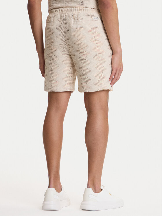 Guess Guess Pantaloncini di tessuto M6GD29 K3237 Beige Regular Fit