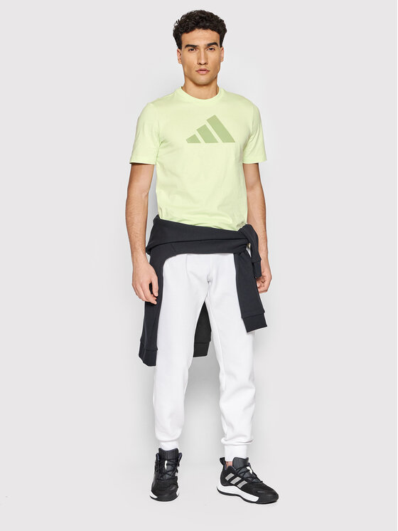 T-shirt Future Icons Logo HF4758 Verde Regular Fit...