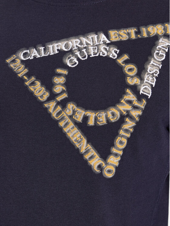 Guess Guess Hosszú ujjú M3BI14 I3Z14 Sötétkék Slim Fit