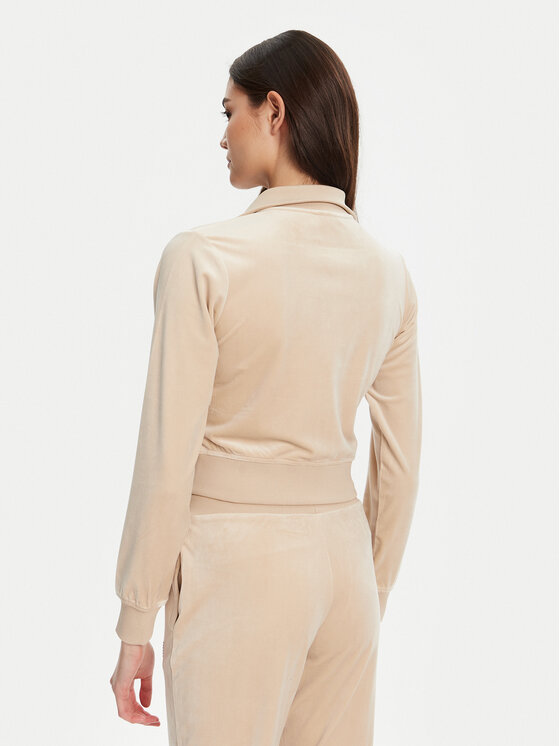 Guess Guess Majica dugih rukava V3BQ22 K0232 Bež Regular Fit