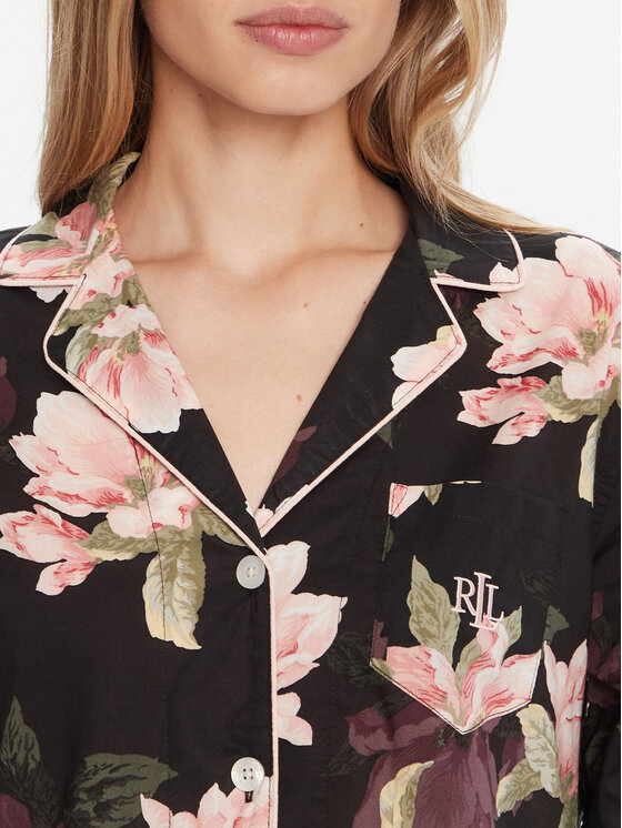 LAUREN RALPH LAUREN LAUREN RALPH LAUREN Pidžama ILN92438 Crna Regular Fit