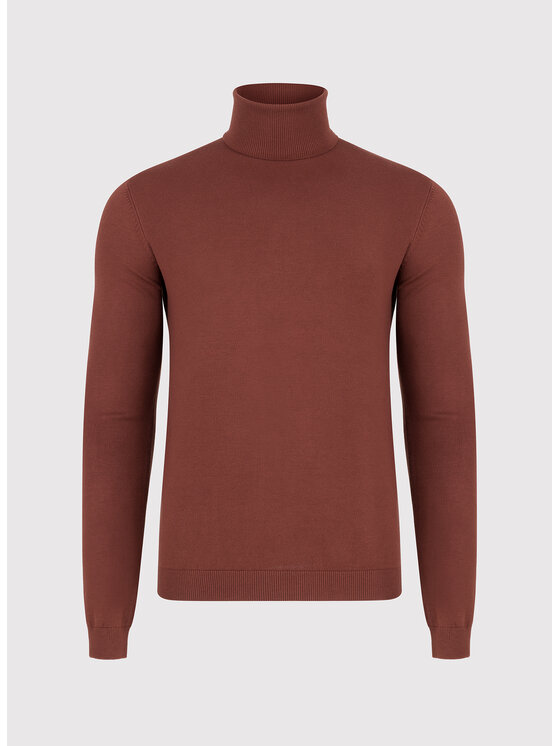 Pako Lorente Pako Lorente Sweter P26WN-2X-016 Miedziany Classic Fit