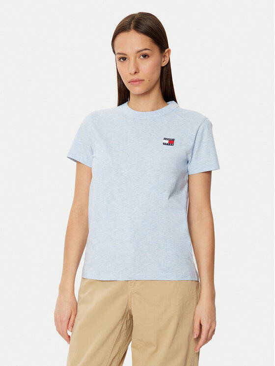 Tommy Jeans T-Shirt, rozmiar XS Niebieski jasny, DW0DW20153