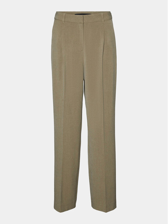 Vero Moda Vero Moda Riidest püksid Britney 10299824 Beež Tapered Fit