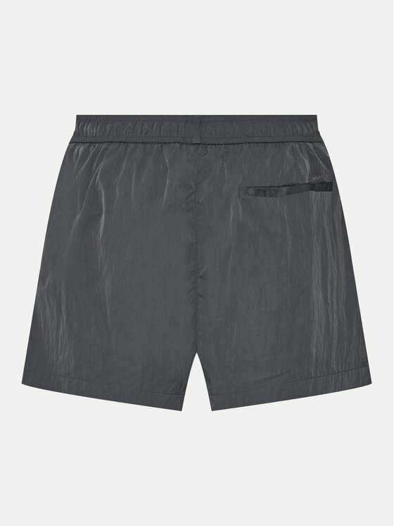 Calvin Klein Swimwear Calvin Klein Swimwear Plavecké šortky KM0KM01048 Sivá Regular Fit