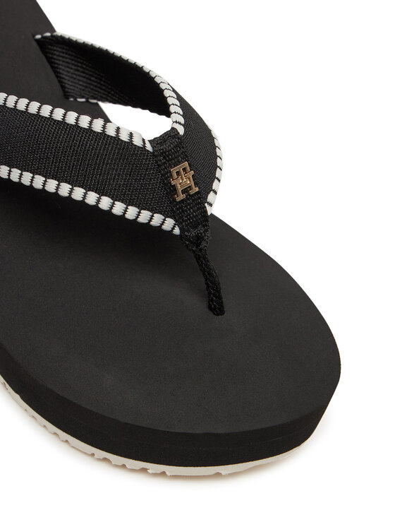 Tommy Hilfiger Tommy Hilfiger Flip flop FW0FW08738 Negru