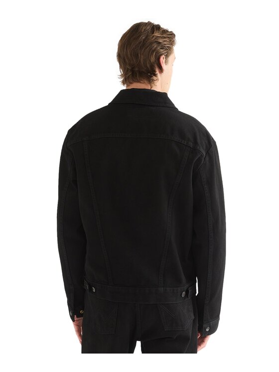 Wrangler Wrangler Kurtka jeansowa 112387057 Czarny Regular Fit