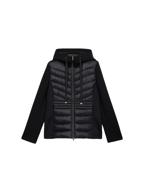 Oltre Oltre Giubbotto piumino F608R001424N033 Nero Slim Fit