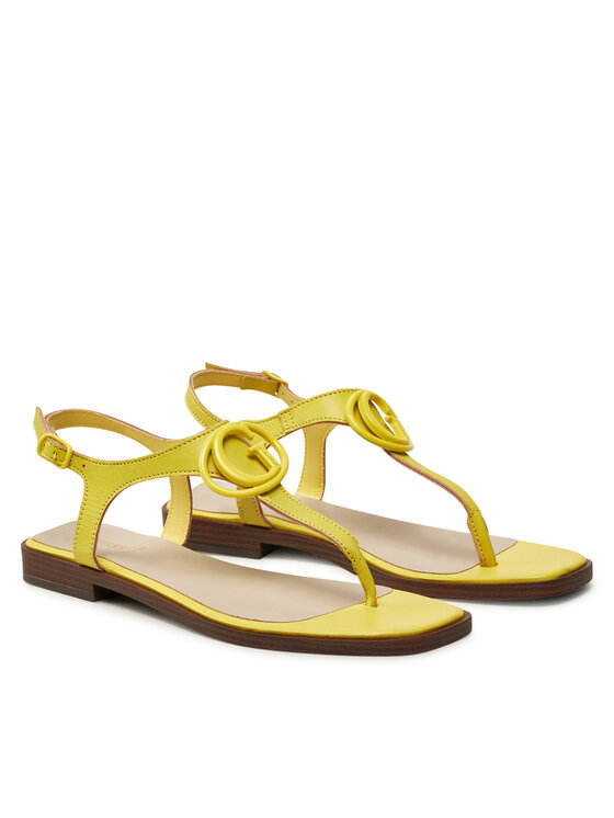 Guess Guess Sandales FLJMIR LEA03 Dzeltens