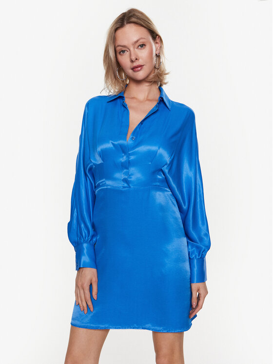 Liu Jo Rochie de zi WA3116 TS033 Albastru Regular Fit