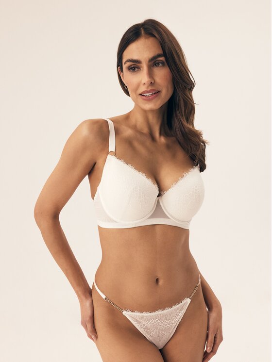 Esotiq Esotiq Biustonosz push-up 42518 Biały