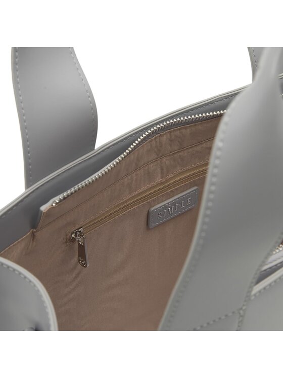 Simple Simple Handtasche MLS-J-011-05 Grau