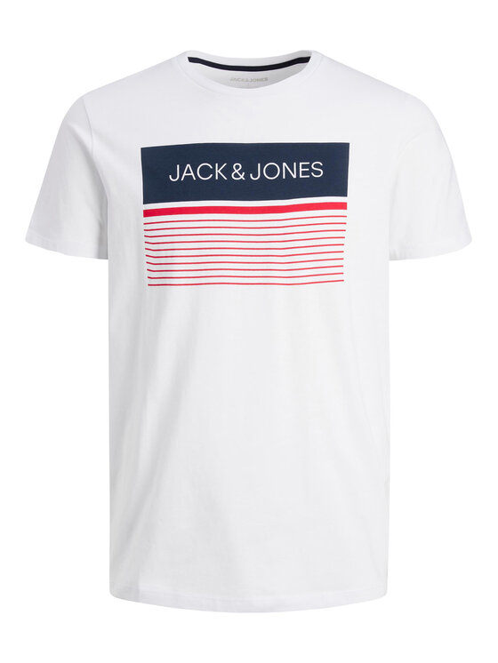 Jack & Jones Jack & Jones Set di 3 T-shirt 12234413 Bianco Regular Fit