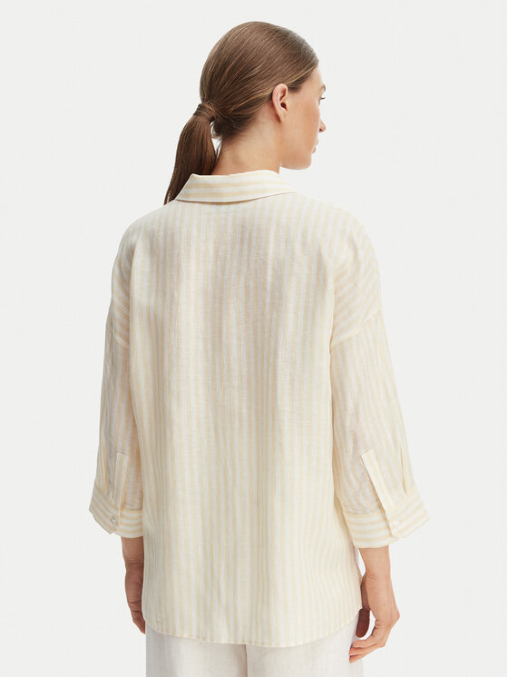 Weekend Max Mara Weekend Max Mara Marškiniai Panetto 2615111102 Geltona Relaxed Fit