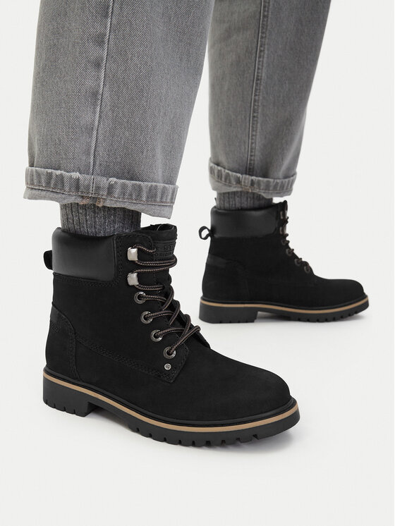 G-STAR G-Star Raw Šnurovacia obuv CEO-WI16-FOX-01 Čierna