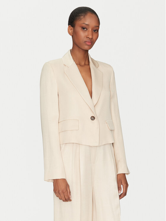 Marella Marella Sakko Salvia 2515041121 Beige Regular Fit