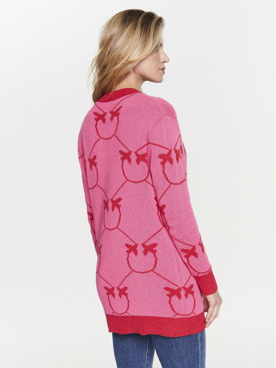 PINKO Pinko Kardigan Adelphi 100303 Y7VF Roosa Regular Fit