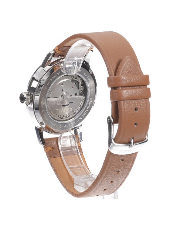Timex Timex Zegarek TW2W59300 Brązowy