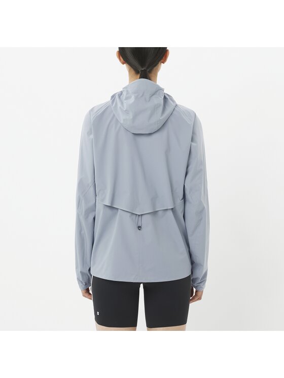 Salomon Salomon Kurtka przeciwdeszczowa BONATTI WATERPROOF W Niebieski jasny Regular Fit