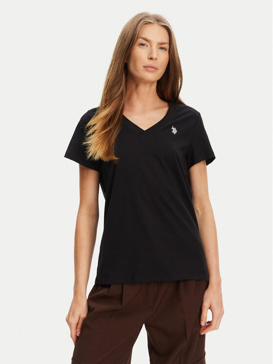 U.S. Polo Assn. U.S. Polo Assn. T-Shirt WUP0635 Czarny Classic Fit