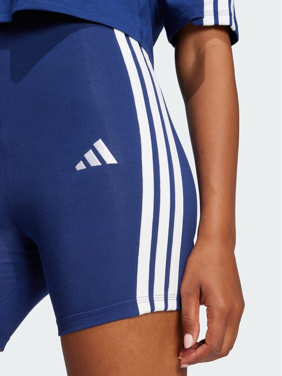 adidas adidas Szorty materiałowe 140909 Niebieski Fitted Fit