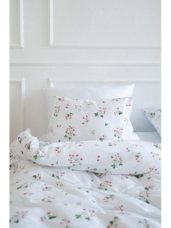 White pocket White pocket Komplet pościeli we wzory Biały