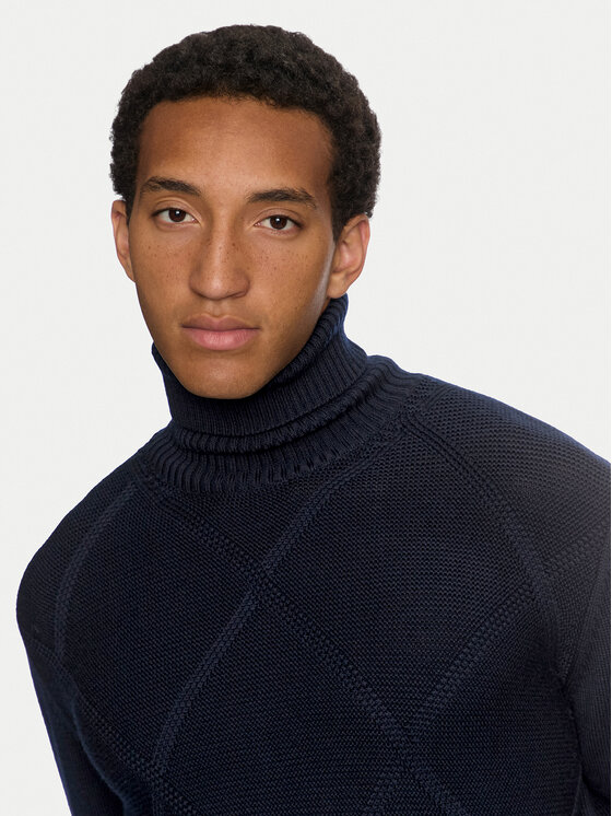 Paul&Shark Paul&Shark Rollkragenpullover 14311078 Dunkelblau Regular Fit