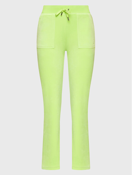 Juicy Couture Pantaloni trening Del Ray JCAP180 Verde Regular Fit