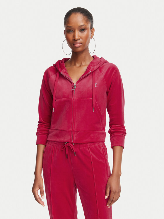 Juicy Couture Juicy Couture Bluza Madison  JCWA122001 Czerwony Slim Fit