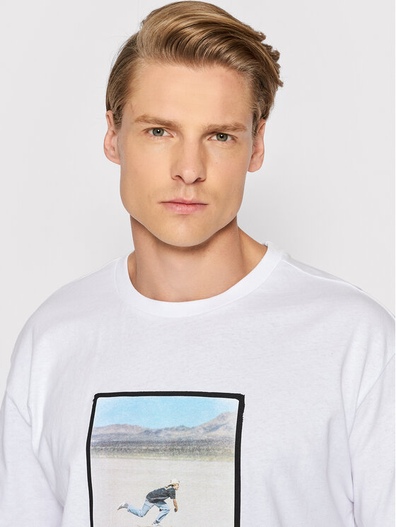 Volcom Volcom T-shirt Freerider A4312213 Bianco Loose Fit