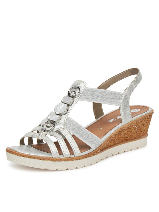 Remonte Remonte Sandalen R6264-92 Silberfarben