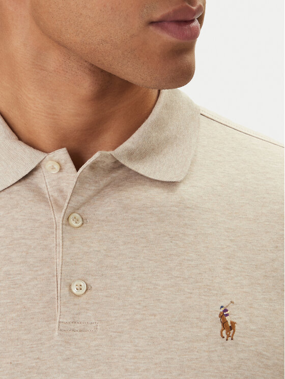 Polo Ralph Lauren Polo Ralph Lauren Pólóing 710704319502 Bézs Custom Slim Fit