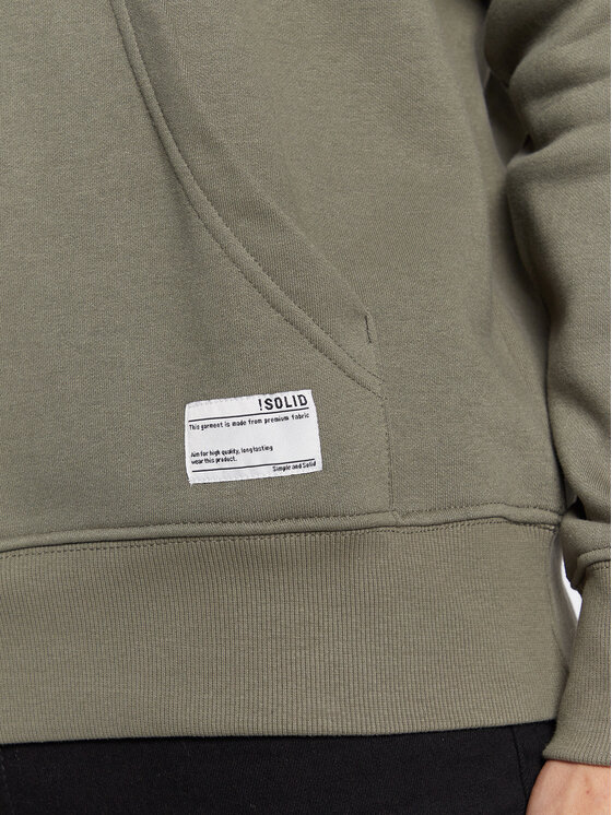 Solid Solid Sweatshirt 21107420 Grün Relaxed Fit