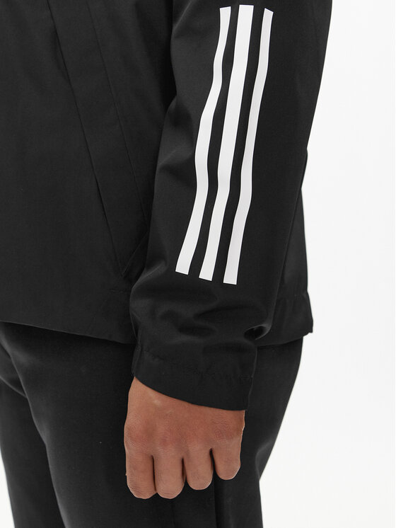 adidas adidas Geacă BSC 3-Stripes RAIN.RDY H65773 Negru Regular Fit