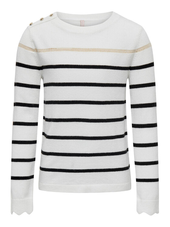 Kids ONLY Kids ONLY Maglione 15302613 Bianco Regular Fit