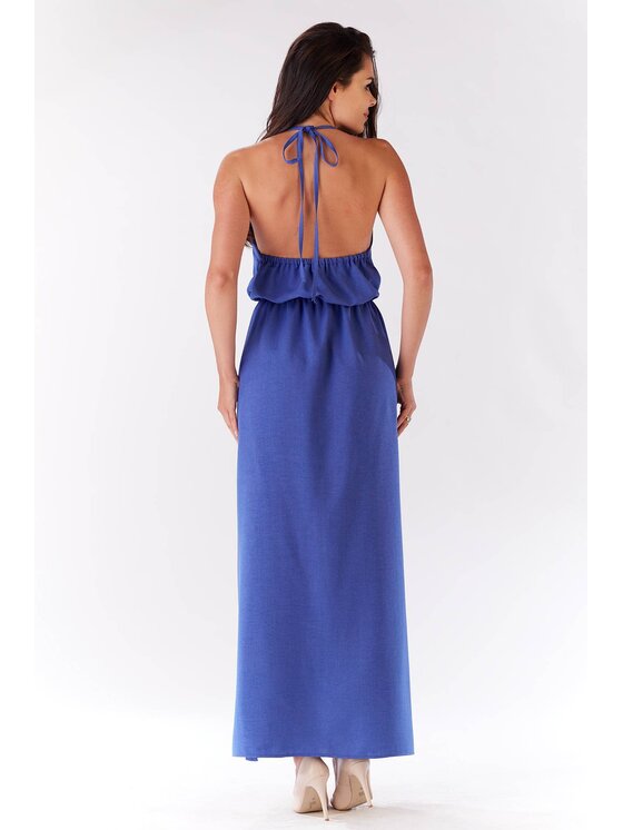Infinite You Infinite You Sukienka letnia M138 Niebieski Basic Fit