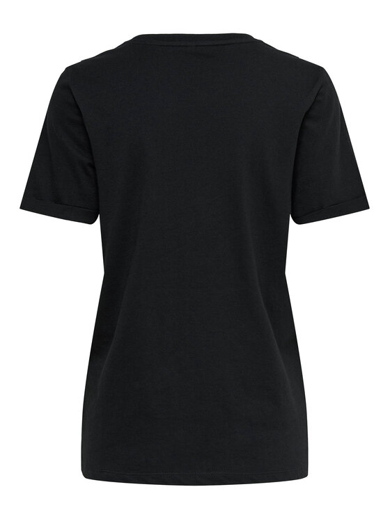 ONLY ONLY T-Shirt Kita 15244714 Czarny Regular Fit