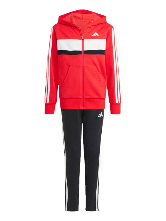 adidas adidas Спортивний костюм Seasonal Essentials Tiberio 3-Stripes JC7522 Червоний Regular Fit