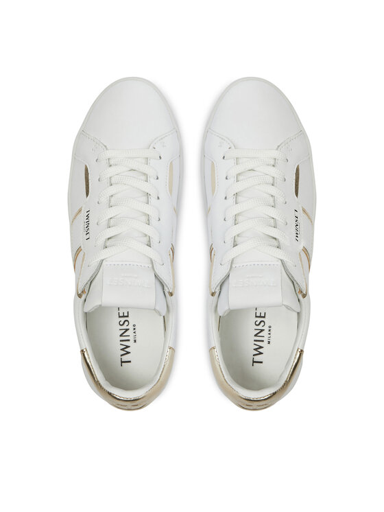 TWINSET TWINSET Sneakersy 241TCT090 Biały