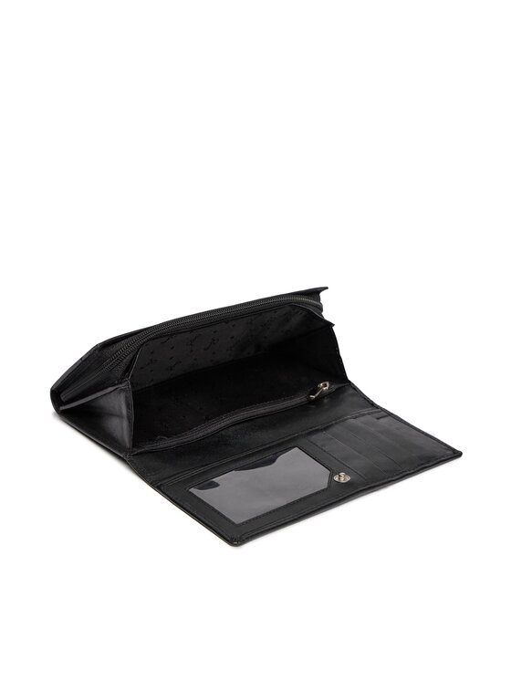 Semi Line Semi Line Große Damen Geldbörse P8264-0 Schwarz