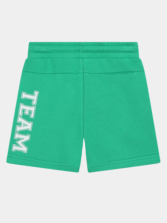 Karl Lagerfeld Kids Karl Lagerfeld Kids Szorty sportowe Z30025 D Zielony Regular Fit