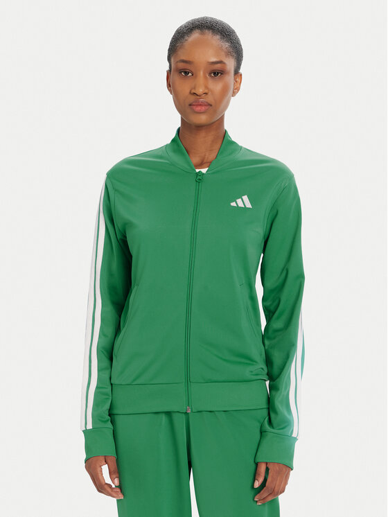 adidas adidas Trenerka Essentials 3-Stripes JD2687 Zelena Regular Fit
