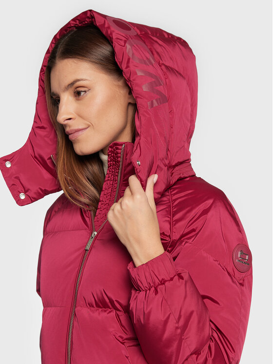 Woolrich Woolrich Daunenjacke Alsea CFWWOU0699FRUT1148 Dunkelrot Regular Fit